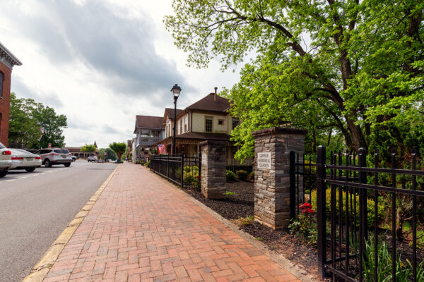 The entrance to the Conner Memorial Garden